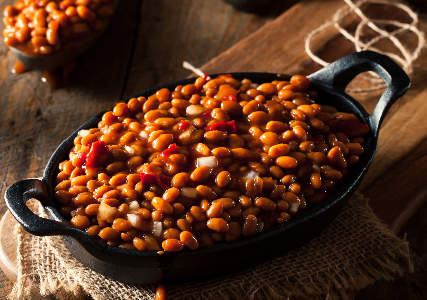 Slow-Cooker Potluck Beans - Savory
